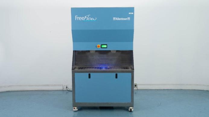 Allentown FreeFlow 4' Stainless Steel Laboratory Bedding Dispenser for Animal Research-cover