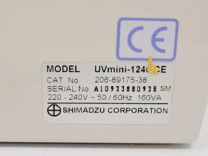 Shimadzu UV mini 1240 UV-Visible Spectrophotometer with Epson LX-300 Printer, 7 of 13