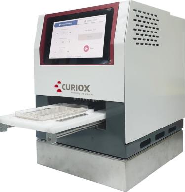 CURIOX HT2000 Station 96 Cell Washer, Centrifuge-less, 96-Well Format, 100-240V, Touchscreen Control-cover