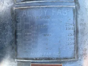 100 Gallon 316L Stainless Steel Alloy Fabrication Tank Model 15# by American Alloy Fabricators, 2 of 4