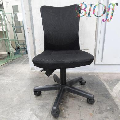 5786 Laboratory Chair with Casters and Backrest, Black, W42×D42×H80cm-cover
