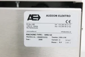 Audion VMS 53 Industrial Tabletop Vacuum Packaging Machine with 8 m³/h Pump, 6 of 8