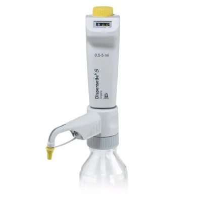 BrandTech Scientific Dispensette S Organic Digital Bottletop Dispenser, 0.5 to 5mL