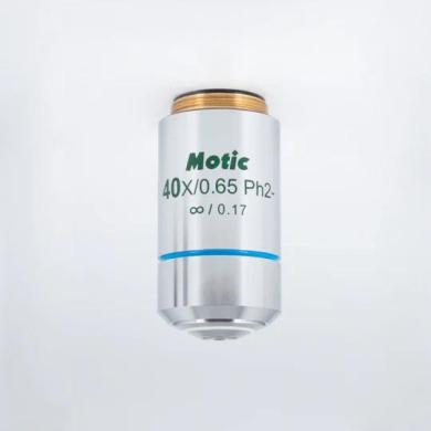 Motic EC-H PL Ph 40X/0.65/S Plan Achromatic Phase Contrast Microscope Objective-cover