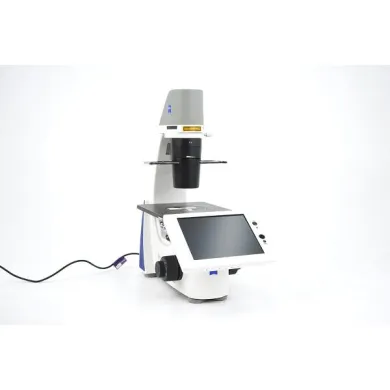 Zeiss PrimoVert Inverted Phase Contrast Microscope with 4x, 10x, 20x, 40x Objectives