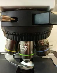 Olympus BX50 Microscope with Super Wide Trinocular Head and Plan Apochromat Objectives, 7 of 11