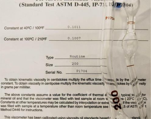 Cannon-Fenske CFRC-200 Certified Routine Viscometer Tube - Size 200-cover