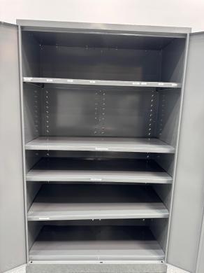 Global Industrial Heavy-Duty Steel Storage Cabinet with Lockable Doors and Adjustable Shelves-cover