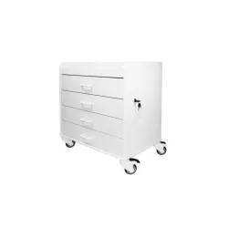 TrippNT Extra Wide Compact Cart with Locking Drawers and HDPE Construction, 6 of 12