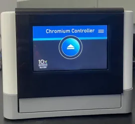 10X Genomics Chromium Controller for Single-Cell Genomics Sample Preparation, 2 of 3