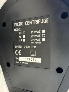 Roth SD Microcentrifuge with 6,000 RPM for Small Volume Sample Processing-cover