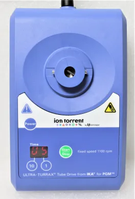 Ion Torrent Ultra-Turrax Tube Drive UT TD 1100 RPM Homogenizer for Sample Dispersion
