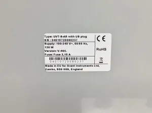 Grant Bio UV PCR Cabinet UVT-S-AR with Integrated UV Decontamination and Timer for PCR Workflows, 10 of 10