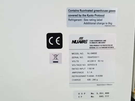 Nuaire NU-9483E -86°C Ultra-Low Temperature (ULT) Laboratory Freezer