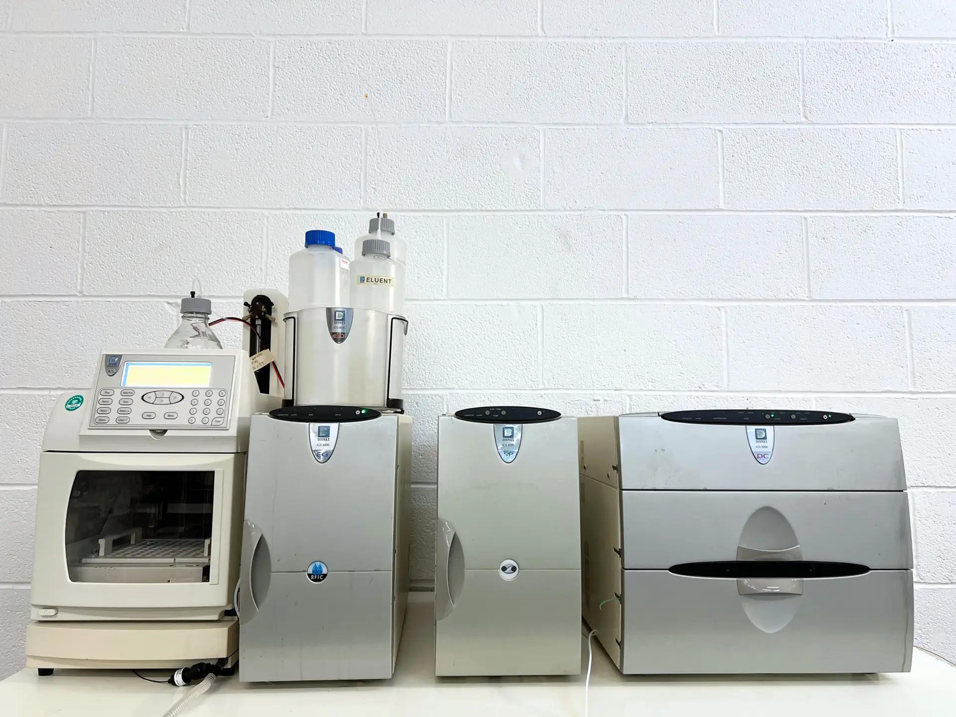 Dionex ICS-3000 Modular Ion Chromatography System with Autosampler and Eluent Generator