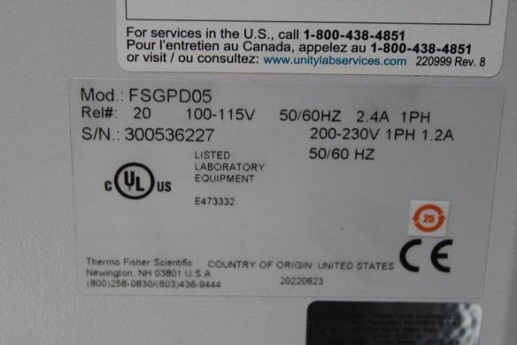 Fisherbrand Isotemp GPD 05 Temperature-Controlled Water Bath 230V-cover