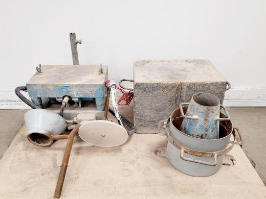 Concrete Slump Test Set for Construction Material Consistency Evaluation-cover