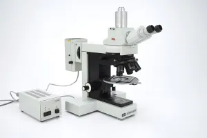 Carl Zeiss Jena Jenavert Trinocular Fluorescence Metallurgical Microscope 5x 10x 20x 50x 100x, 1 of 11