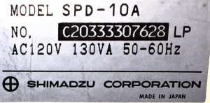 Shimadzu SPD-10A UV-Visible Detector for HPLC Applications, 5 of 5