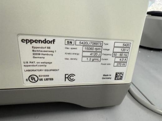 Eppendorf 5420 Benchtop Microcentrifuge for Precise Sample Processing-cover