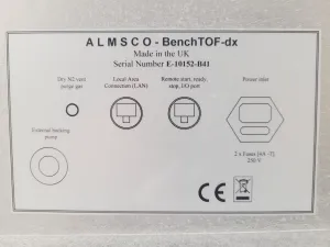 ALMSCO International BenchTOF-dx Benchtop Time-of-Flight Mass Spectrometer, 9 of 15
