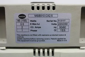 MSE MSB010 Microcentrifuge with 12-Tube Rotor, 13000 RPM, Digital Timer, 220V, 2 of 7