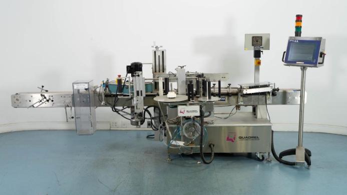 Quadrel VersaLine High-Speed Vertical Roller Labeling Machine for Bottled Water Containers-cover
