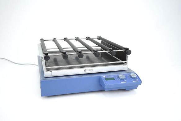 IKA HS 501 D Digital Horizontal Shaker, 0–300 rpm, AS 1.10 Platform and 6 × AS 1.12 Clamping Bars-cover