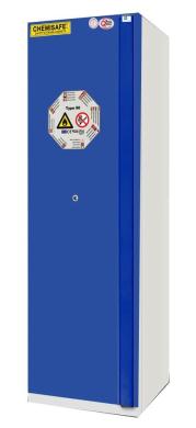 Safety cabinet for lithium batteries with one door LITHIUMSAFE CHEMISAFE-cover