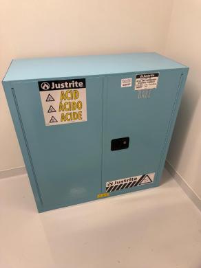 Justrite Sure-Grip EX 30 Gallon Acid & Corrosive Chemical Storage Cabinet Model 8930022-cover