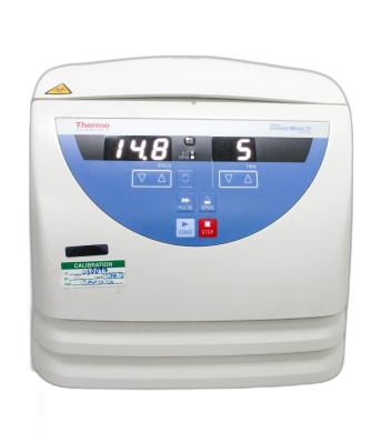 Thermo Sorvall Legend Micro 21 Microcentrifuge 14,800 RPM with 24 x 1.5/2.0 mL Rotor-cover