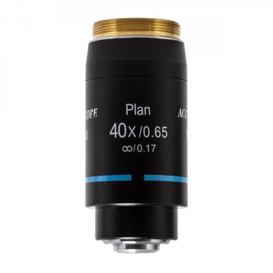 Accu-Scope 100xR NIS Plan Achromat Oil Immersion Microscope Objective, N.A. 1.25, W.D. 0.20mm-cover