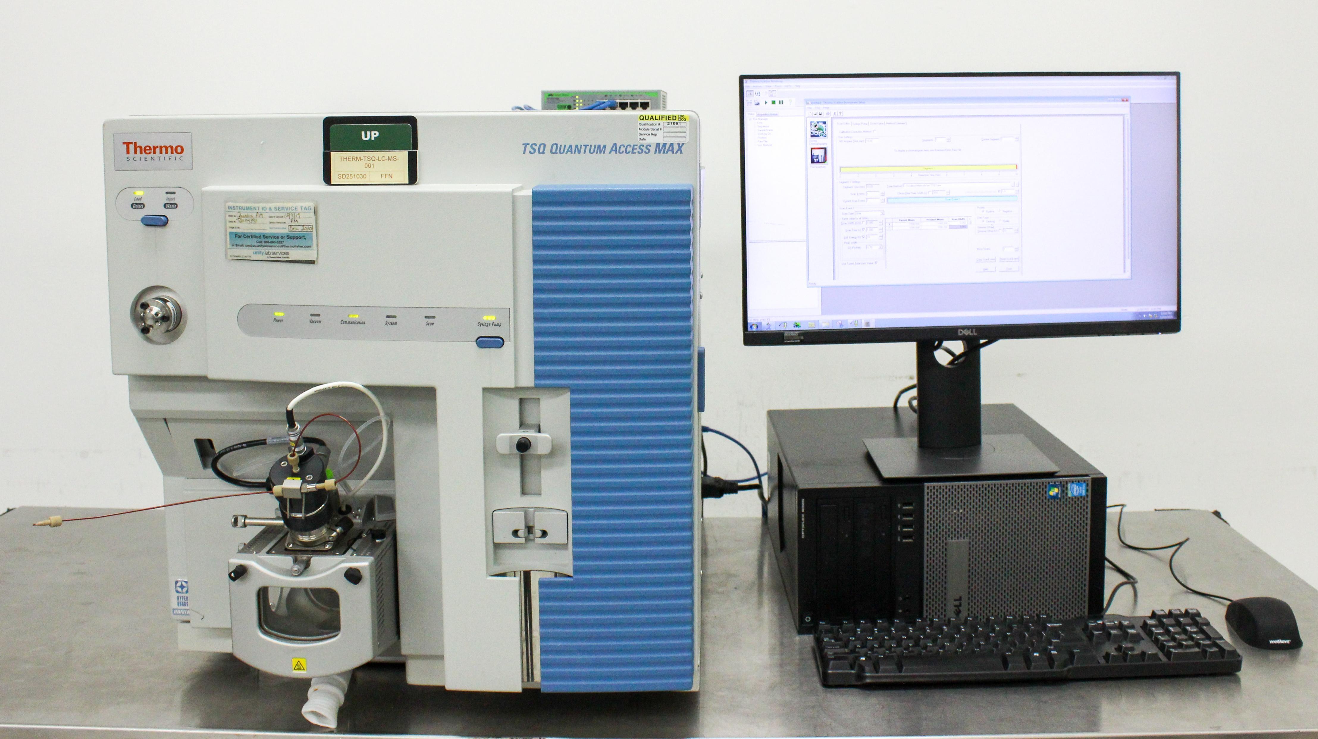 Thermo Scientific TSQ Quantum Access MAX Triple Quadrupole LC-MS/MS System with HESI-II Source and Computer