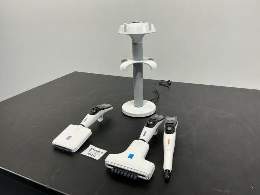 INTEGRA Biosciences Electronic Pipette Set with Multi-Pipette Stand (5000µl, 1250µl, 12.5µl)-cover