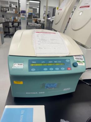 Hettich Rotina 380 Benchtop Laboratory Centrifuge with 4-Bucket Rotor-cover