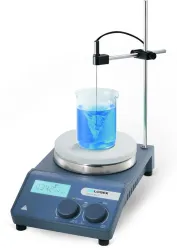Scilogex SCI340-ProT Circular LCD Digital Magnetic Hotplate Stirrer, ceramic plate, with PT1000 Sensor & Sensor Stand, 3 of 5