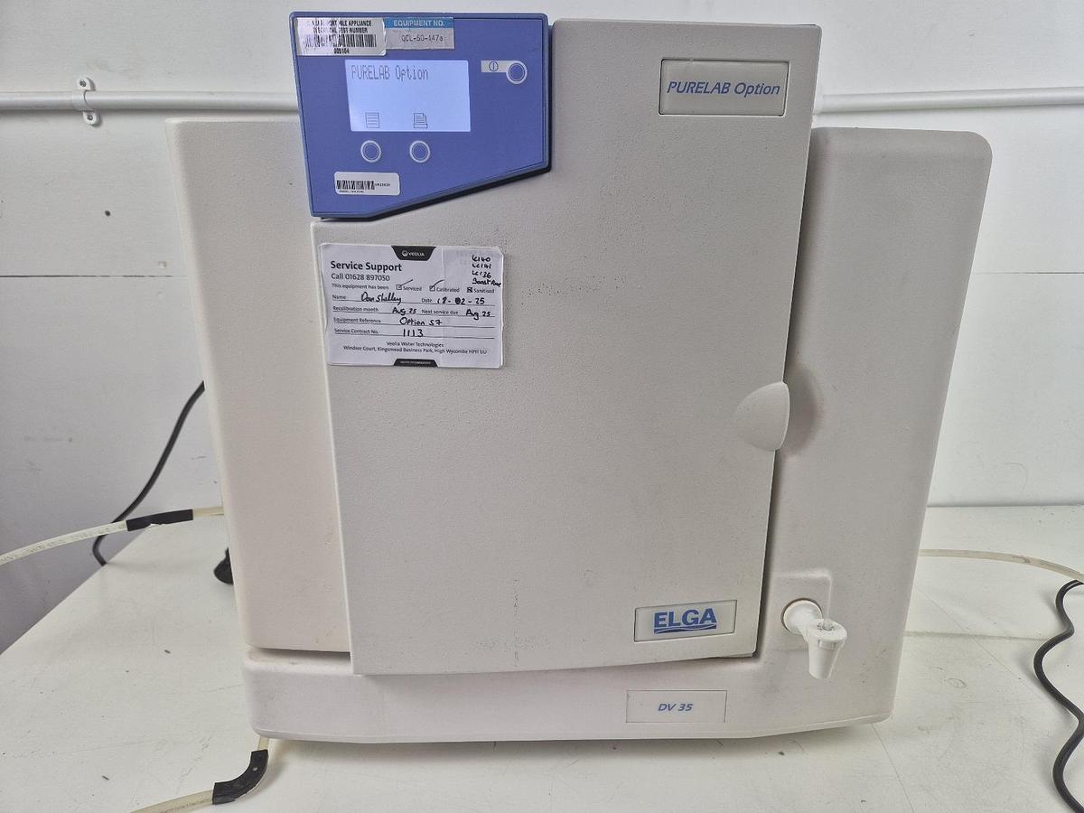 ELGA PURELAB DV 35 Ultrapure Water Storage Reservoir Docking Vessel