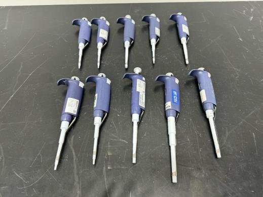 Rainin Pipet-Lite Single Channel Pipettes Set of 10 for Precise Liquid Handling-cover