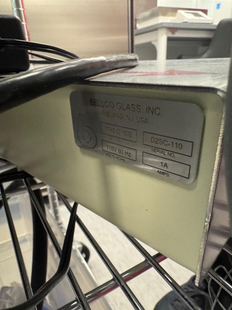 Bellco Bell-Ennium 2 Position Magnetic Stirrer Model 7785-D1502 for Simultaneous Sample Mixing