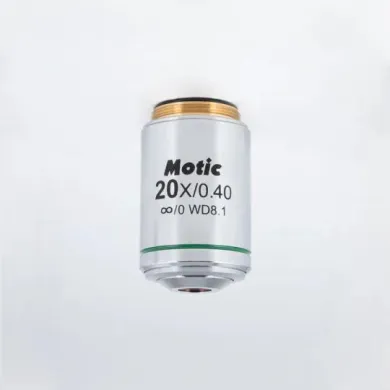 Motic CCIS LM Plan Achromatic 20X/0.4 Microscope Objective for BA310MET Series