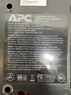 APC BE650G1 650VA UPS Battery Backup Surge Protector with Automatic Voltage Regulation-cover
