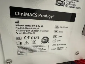 Miltenyi Biotec CliniMACS Prodigy Automated Cell Processing Platform for Cell Therapy Manufacturing, 2 of 2