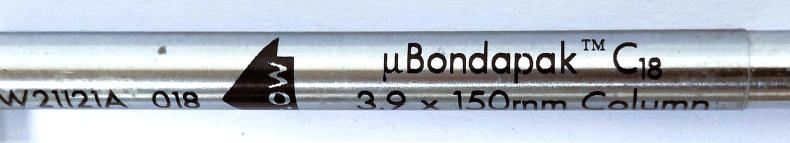 Waters WAT086684 µBondapak C18 Reversed-Phase LC Column (15 cm × 3.9 mm × 10 µm)-cover