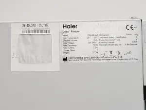 Haier DW-40L348 Laboratory Deep Freezer for Ultra-Low Temperature Biostorage, 2 of 11