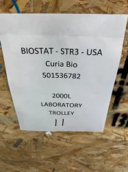 Sartorius Biostat STR 2000L Single-Use Bioreactor with STR3 Control Tower System, 4 of 4