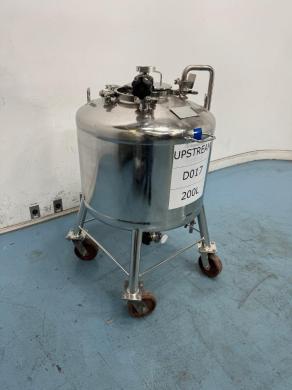 Alloy Products 200L Portable Stainless Steel Tank with Fluid Ports and Mobile Frame-cover