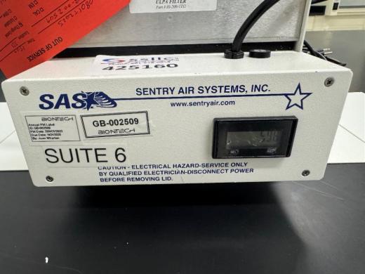 Sentry Air Systems SUITE 6 Benchtop Laboratory Air Filter-cover