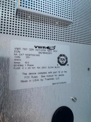 VWR Hotplate/Stirrer-cover