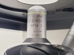 Leica DMIL 090-131-00.1 Inverted Biological Microscope with 3 Objectives, 12 of 15