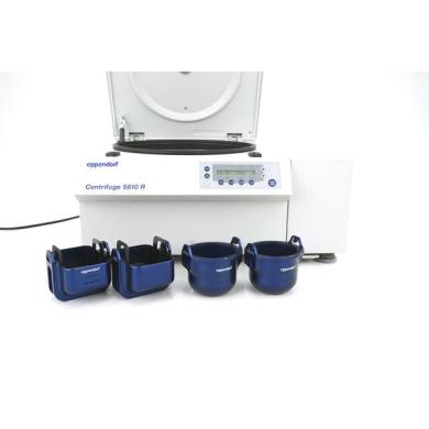 Eppendorf 5810R Refrigerated Centrifuge Zentrifuge S-4-104 Rotor Round / Rectangular Buckets-cover